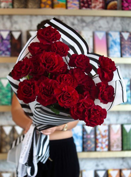 "Its A Date" -  premium red long stem roses